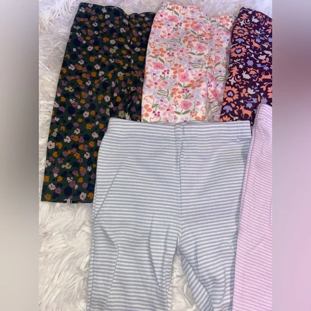Bundle (13) Baby Girl 3M Leggings/Pants